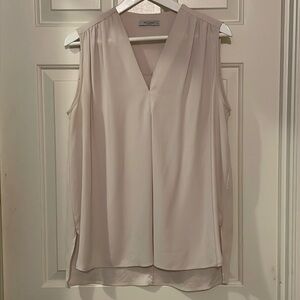 MM LAFLEUR L creamy pinkish high-low blouse